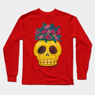 Blooming Skull Long Sleeve T-Shirt